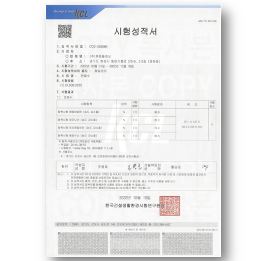 Deodorization Test